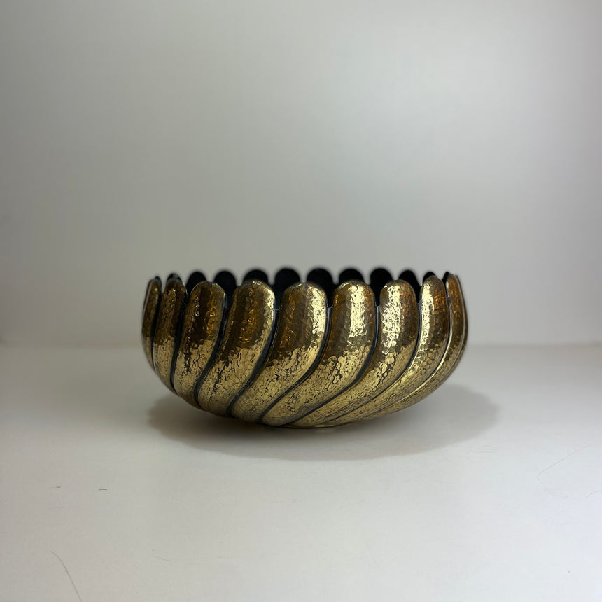 Italian Brass Bowl in the style of Egidio Casagrande from 1970'