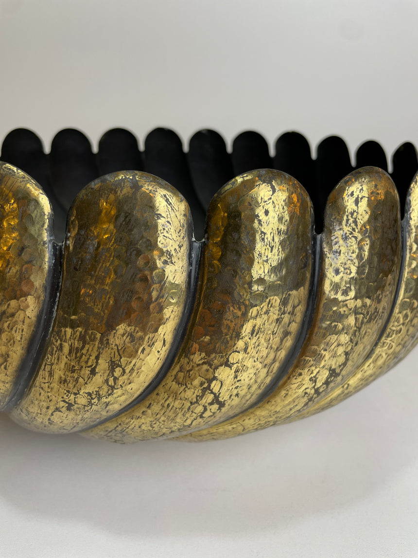 Italian Brass Bowl in the style of Egidio Casagrande from 1970'