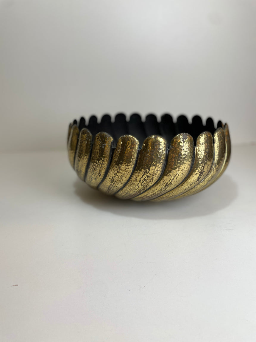 Italian Brass Bowl in the style of Egidio Casagrande from 1970'