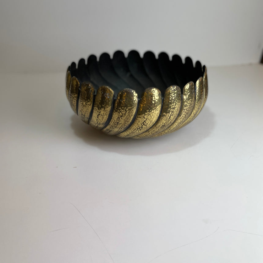 Italian Brass Bowl in the style of Egidio Casagrande from 1970'