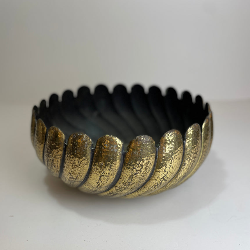 Italian Brass Bowl in the style of Egidio Casagrande from 1970'