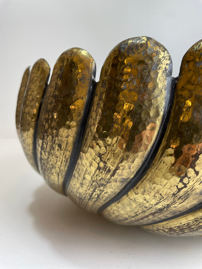 Italian Brass Bowl in the style of Egidio Casagrande from 1970'